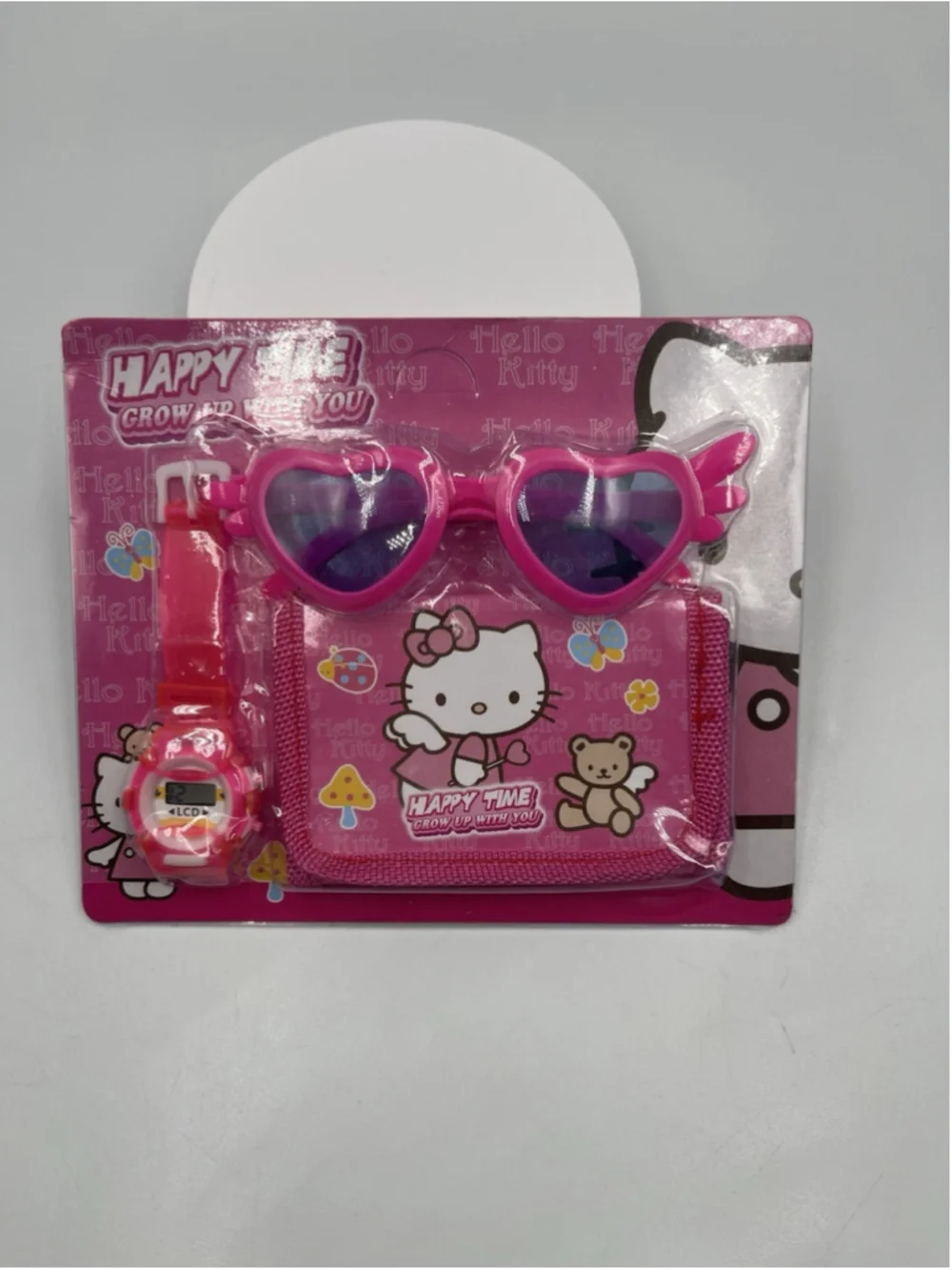 Hello Kitty SUNGLASSES AND WATCH , WALLET SUMMER SET BRAND NEW SEE ALL